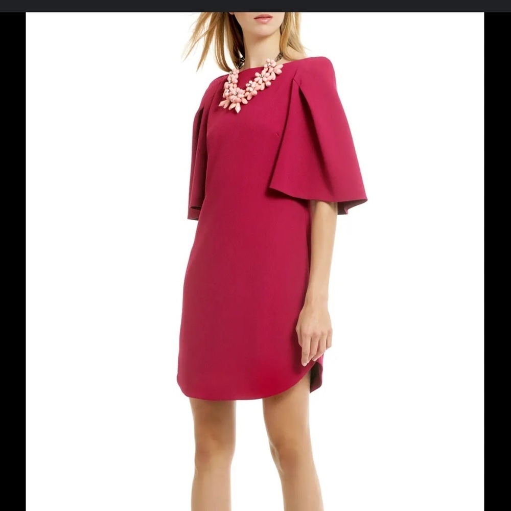 Trina Turk madame butterfly shift magenta Dress size 4